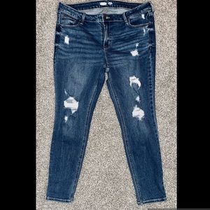 Old Navy Rockstar Super Skinny Mid-Rise Jeans